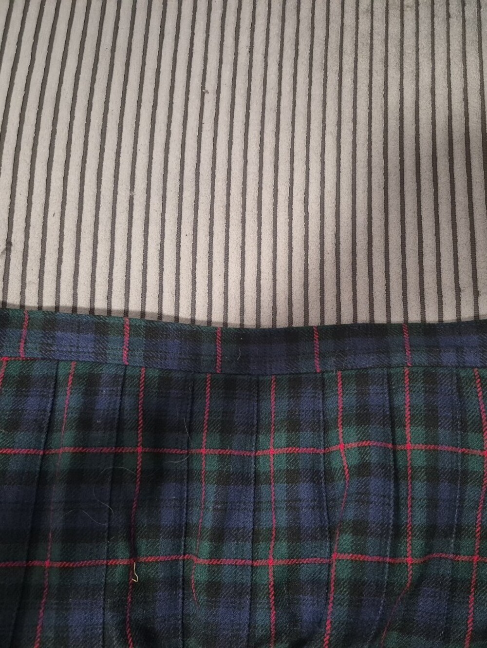 Pendleton Black Watch Tartan Plaid Wool Pleated Skirt 18W USA - Picture 4 of 6